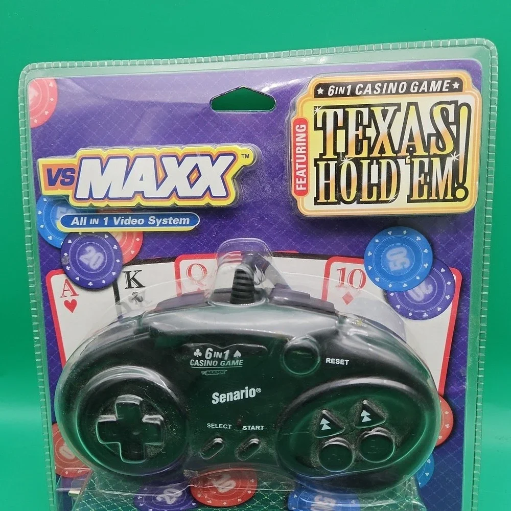 VS Maxx Plug And Play Game Texas Hold Em 6 In 1 Casino Game Brand New Sealed